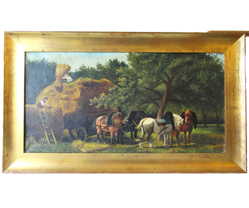 Vintage rustic bucolic village