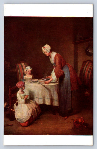 Vintage postcard musée - vintage,