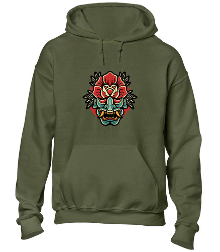 Oni rose hoody hoodie - hoodie, demon