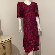 Vintage ‘Collage’ by Simon Ellis occasion wear - stunning midi dress - Size 10