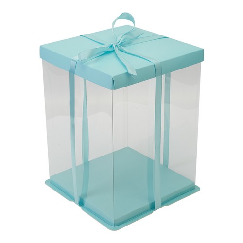 Clear pvc gift - clear, box