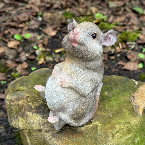 Mouse fairy garden ornament - mouse,