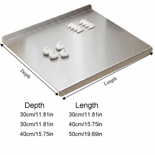 Stainless steel worktop - steel,