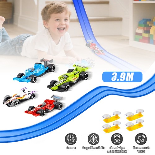 Race track car flexible - track,