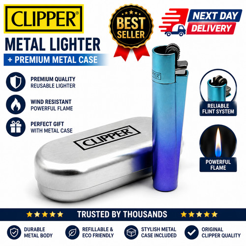 Stylish metallic clipper - metallic,