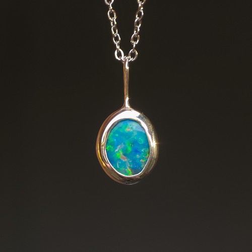Australian opal necklace - australian,