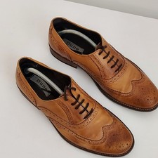 Men’s Dune Light Tan Leather Brogues Size UK 8 EU 42