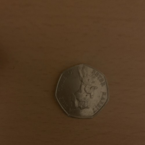 Rare 2017 peter - rabbit, 50p