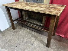 Tall Restaurant Bar Pub Wooden Table FREE MANCHESTER DELIVERY