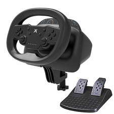 DOYO for PlayStation PS PC Switch Phone racing steering wheel with pedals USB