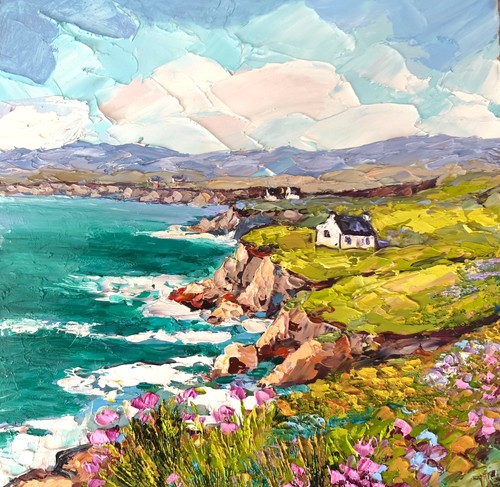 Original oil painting scotland - original,