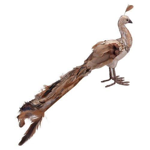 Christmas peacock decoration - peacock,