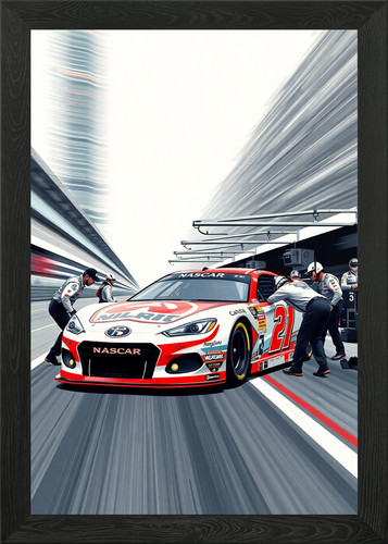 Nascar stock car pit - nascar,