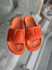 Adidas Ivy Park (Beyoncé Collab) Orange Slides   UK5