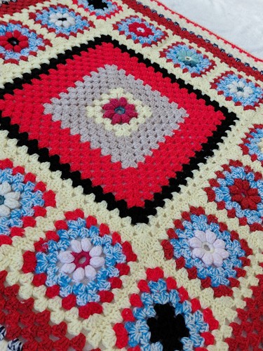 Crochet hand made blanket