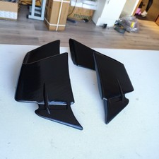 Front Spoiler Wind Winglets Fairing fit for BMW S1000RR 2019-2024 Gloss black