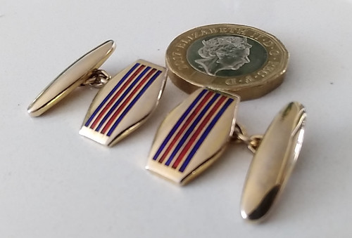Vintage cufflinks gold - cufflinks,
