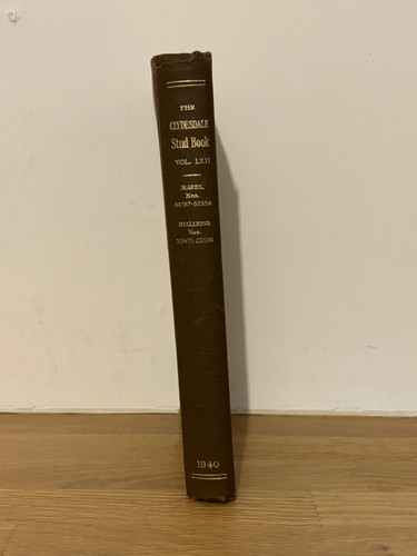 Clydesdale stud book vol - stud,