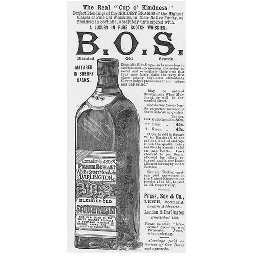 Scotch whisky victorian - b.o.s,