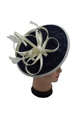 Large Flower Feather Hair Hat