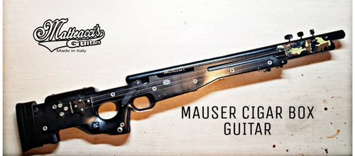 Mauser cigar box guitar - mauser,