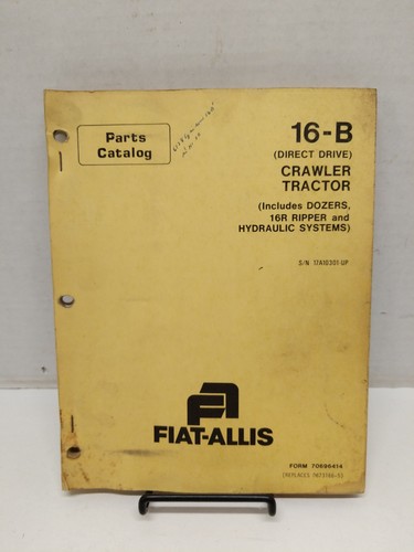 Fiat allis parts - parts, catalog