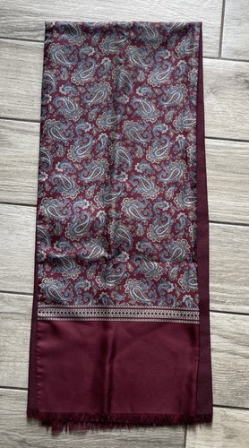 Men vintage silk and - and, wool