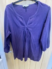 Ladies Purple Long Top with