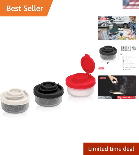 Spill proof salt and pepper - spill-proof,