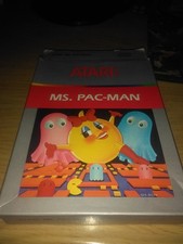 Ms PAC-MAN - ATARI 2600 Game Cartridge 2675 (1982) PAL retro boxed Pacman good