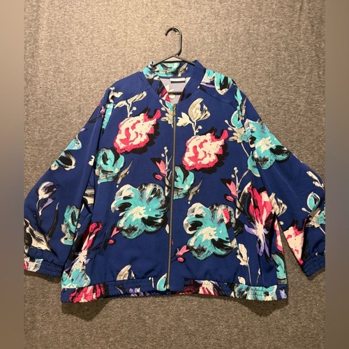 Susan graver floral bomber - susan,