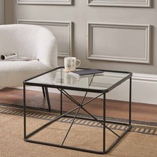 Black Square Coffee Table with