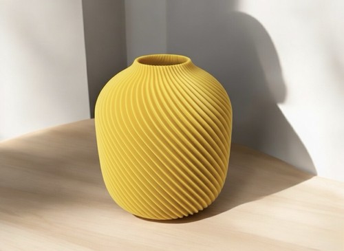 Modern printed vase - 3d,