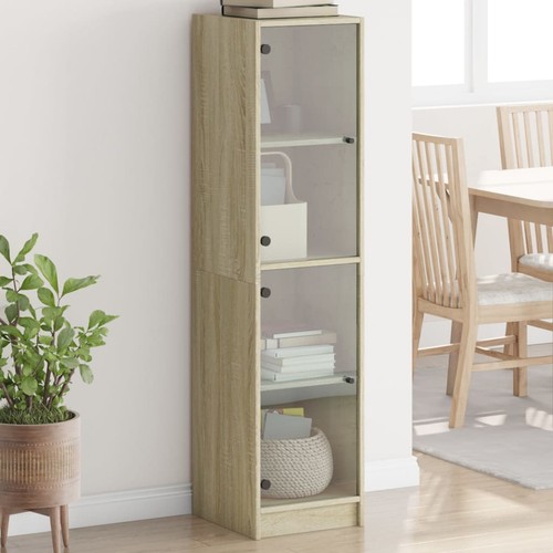 Highboard with glass - highboard,