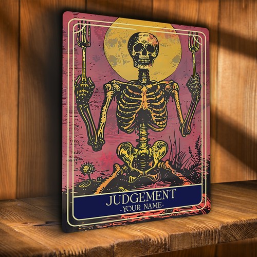 Personalised judgement tarot - personalised,