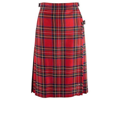 Ladies tartan kilted mid calf - kilted, mid-calf
