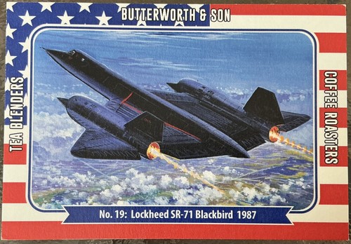 Butterworth tea card - tea, card,america