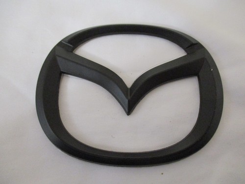 Mazda badge matt black - mazda,
