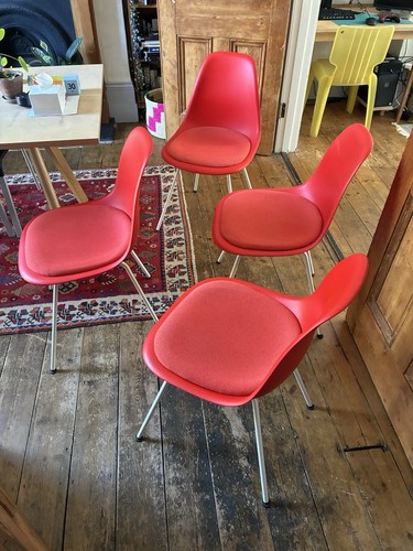 Vitra dsx dining chairs set - vitra,