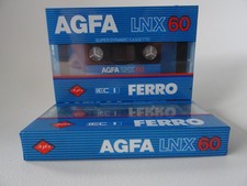 2 x AGFA LNX 60 Blank Audio