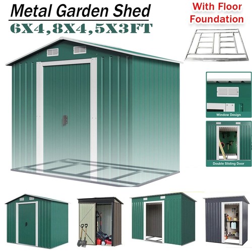 Metal garden shed 3x5ft - garden, 4x6ft