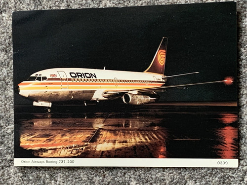 Orion airways boeing 737 - airways, 737-200