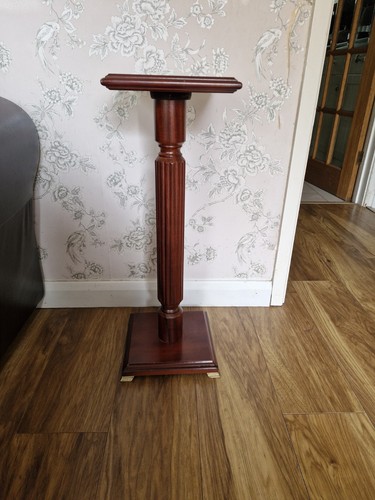 Vintage mahogany plant - mahogany, stand