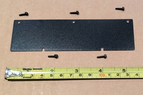 Blanking plate with screws - plate, for