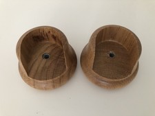 Curtain Pole Recess Brackets Holders 35mm [Oak, Real Wood, Hand Made] John Lewis