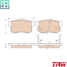 BRAKE PAD SET DISC BRAKE