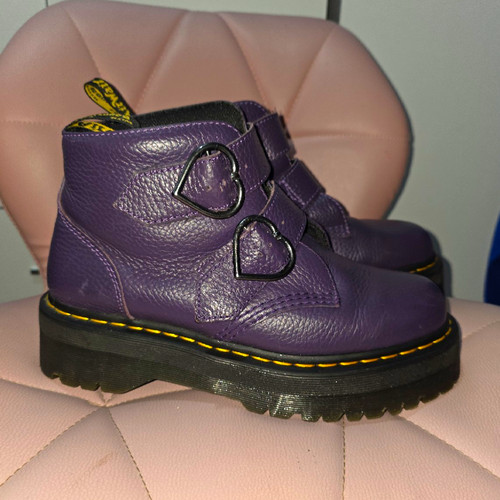 Martens devon heart purple - dr.,