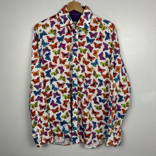 Claudio lugli shirt butterfly - lugli,