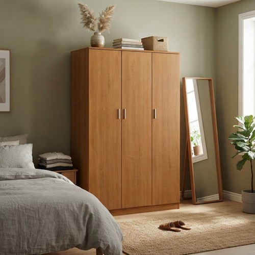 Modern wooden wardrobe - modern,