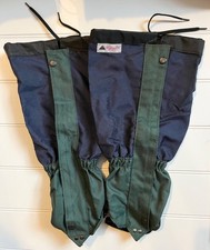 Wynnster Gaiters (Pair) Blue/Green Waterproof  Walking Hiking Outdoor Activities